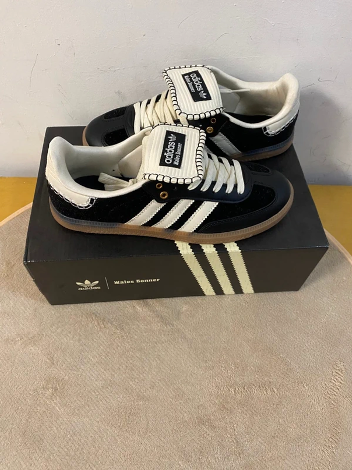 Adidas Samba x Wales Bonner Pony Tonal Noir 39 - photo numéro 3