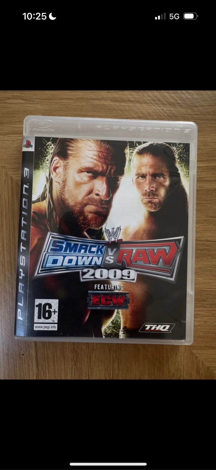 Jeu PS3 Smack Down vs Raw