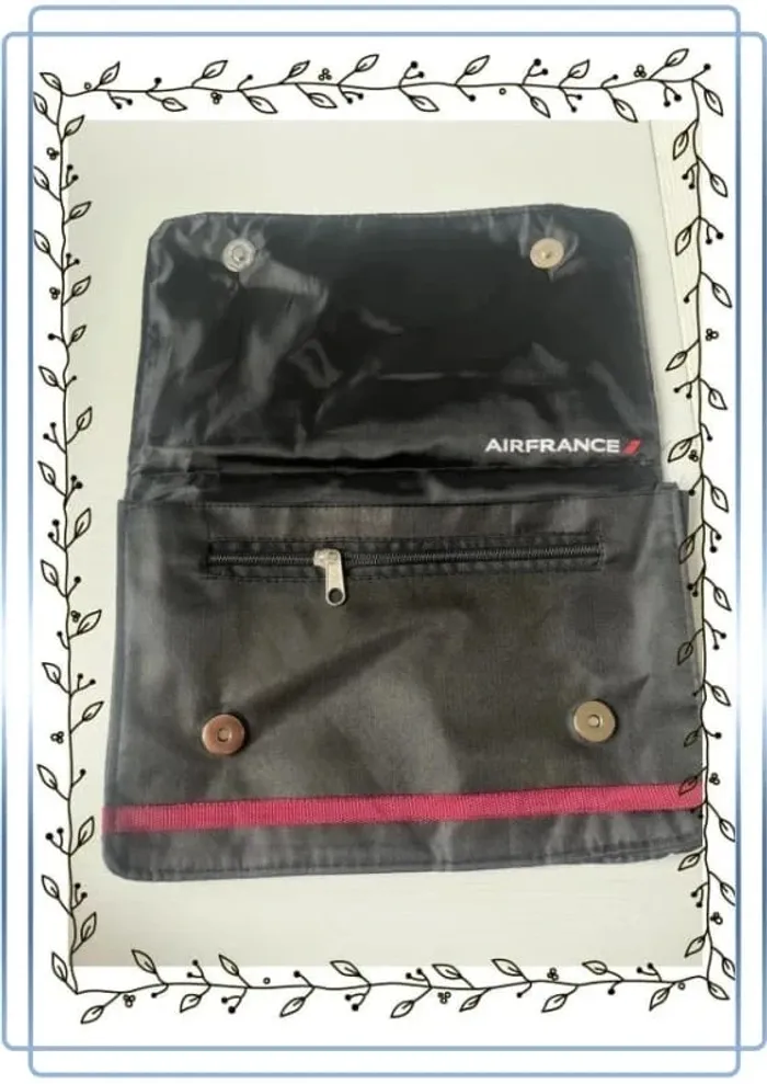 Pochette air france de voyage, 27x17cm - photo numéro 4