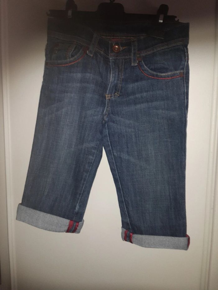 Bermuda en jeans sismix - photo numéro 2