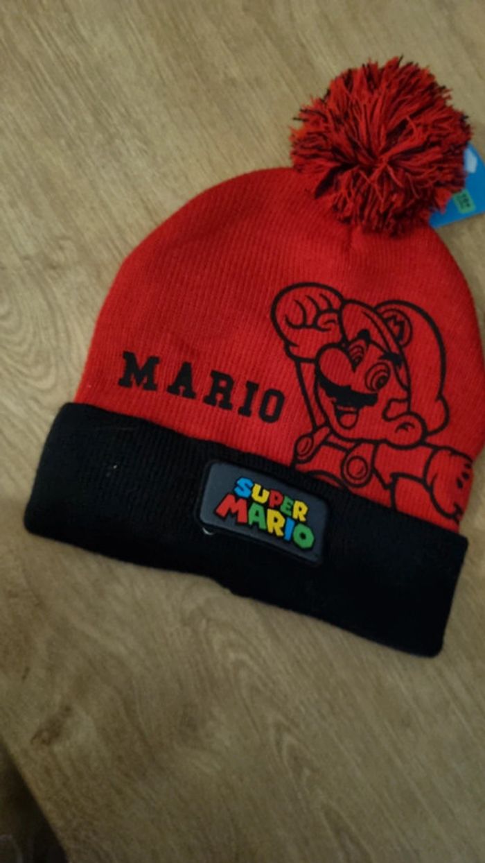 Bonnet chapeau enfant 10 ans et + Neuf  super Mario - photo numéro 4