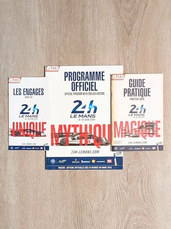 Programme officiel 24 Heures du Mans 2016 + poster
