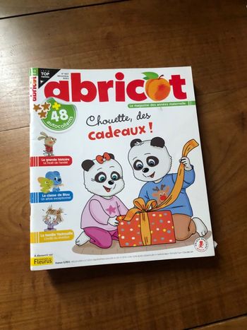 Lot 9 magazines Abricot 2024 – activités 3-5 ans – bon état