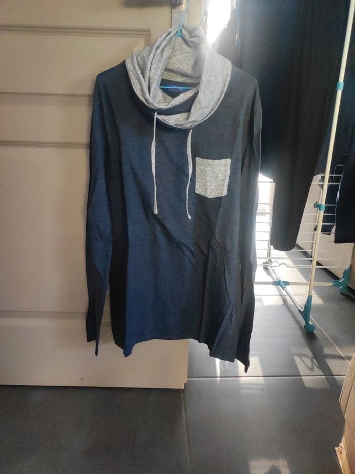 Pull fin avec col roulé