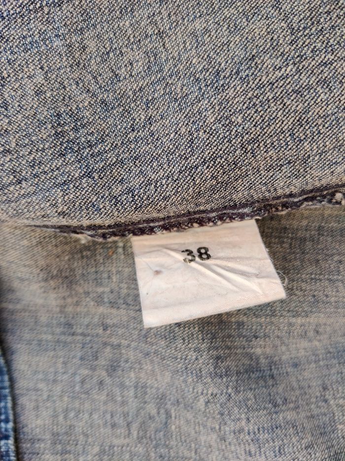 Jupe en jean Lulu Castagnette taille 38 vintage 90s - photo numéro 3