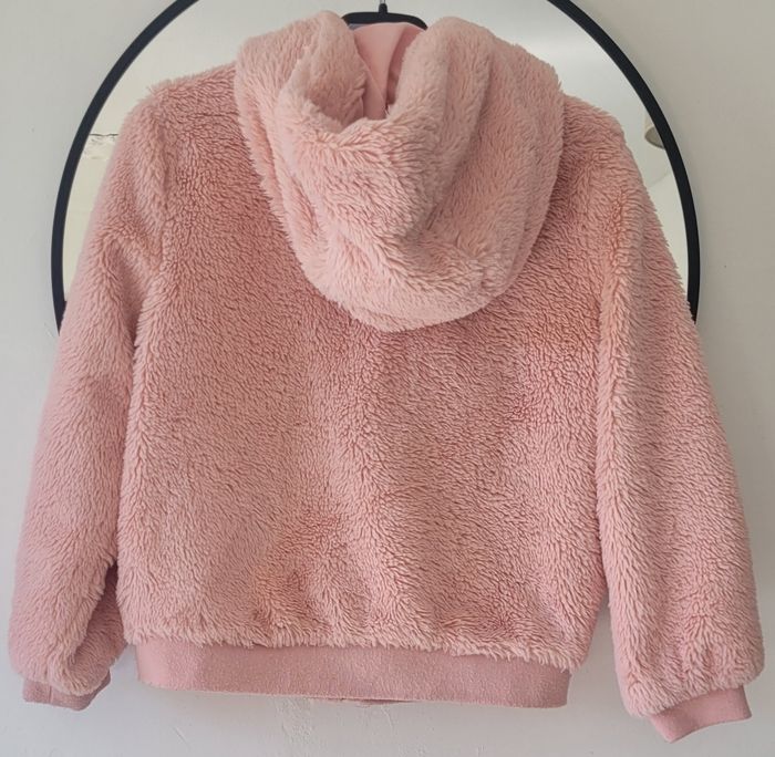 Veste fourrure rose clair pour fille marque tex - photo numéro 2