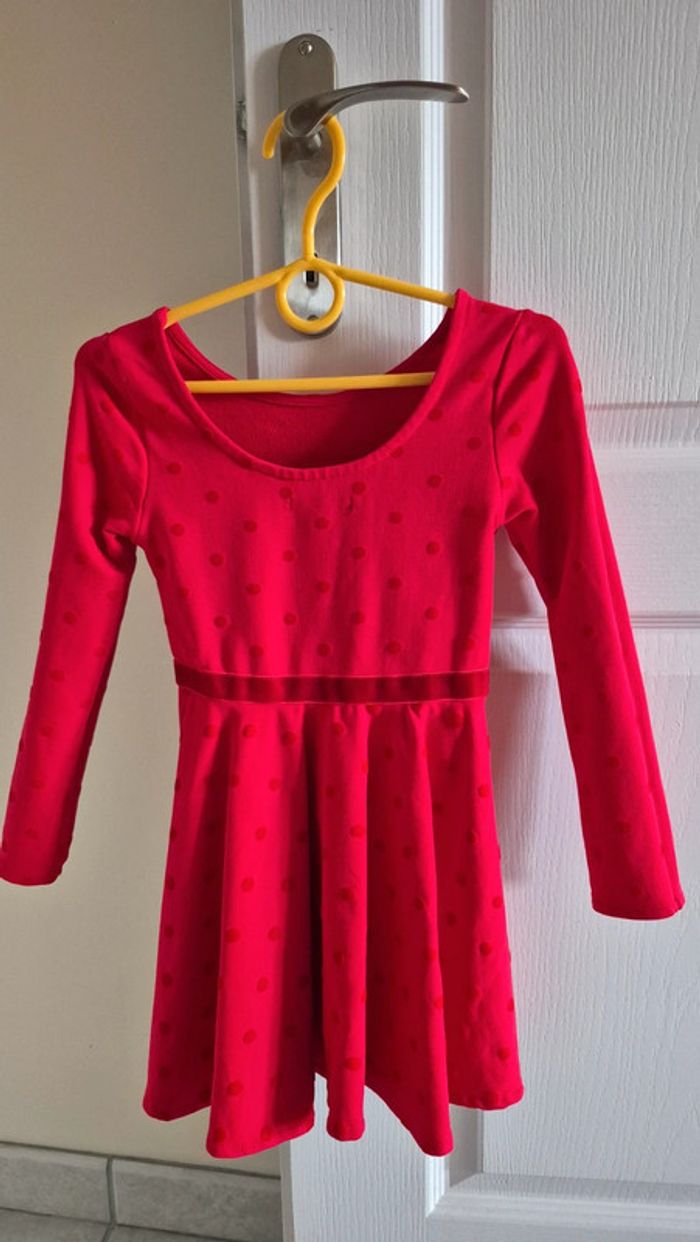 Robe rouge Okaidi 4ans - photo numéro 2