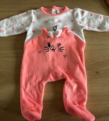 Pyjama velours 0mois Disney