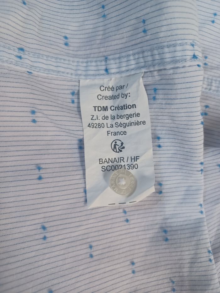 Chemise manche courte homme à motif terre de marins
taille xxxl - photo numéro 8
