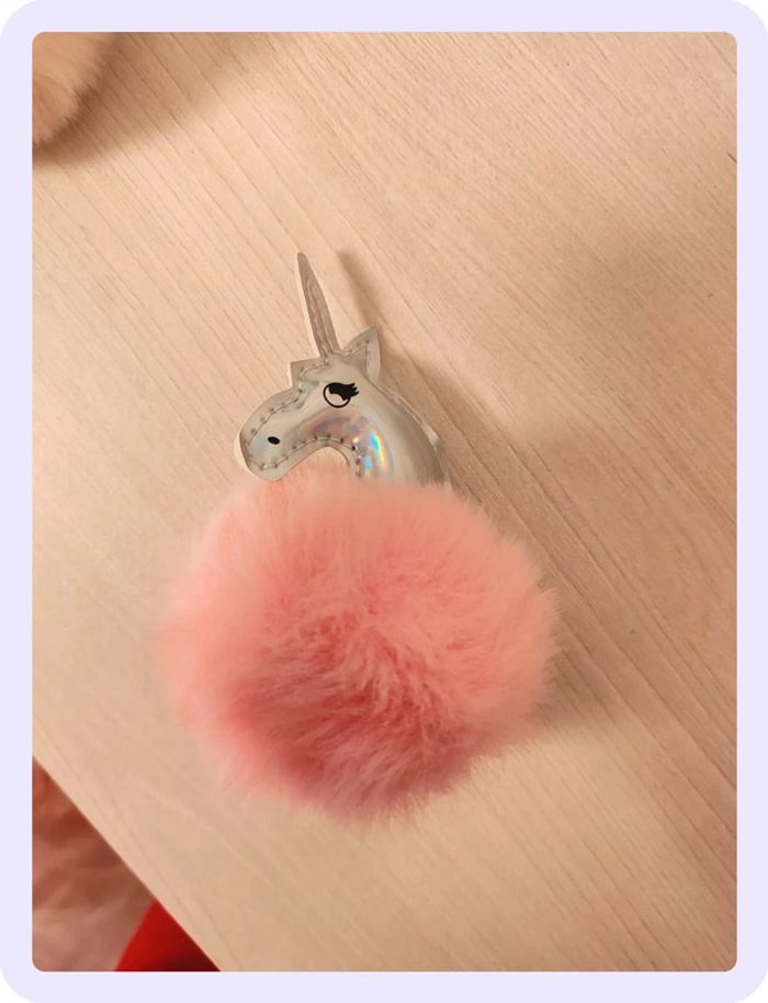 Porte clef pompon - photo numéro 4