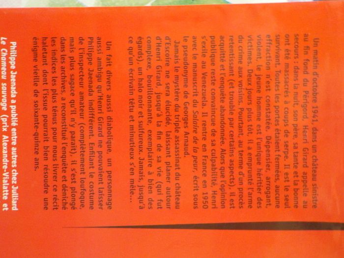 LA SERPE de Philippe JAENADA Ed. Julliard - photo numéro 2