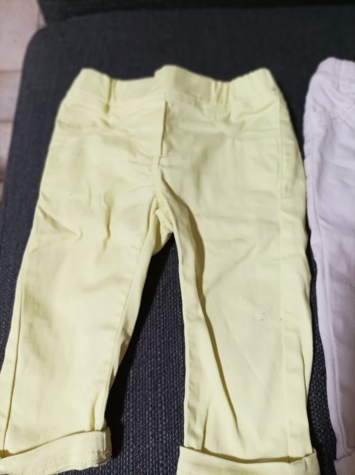 Lot de 2 jeans 6 mois - photo numéro 3