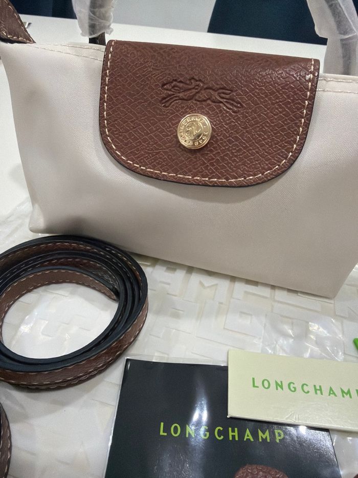 Sac Longchamp beige - photo numéro 2