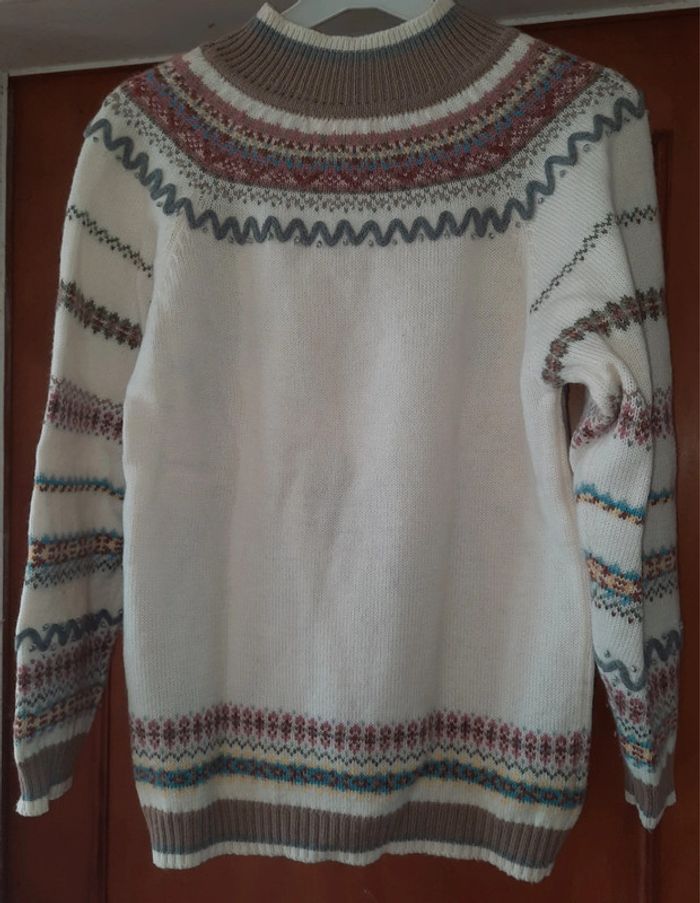 Pull Vintage laine René DERHY - photo numéro 4