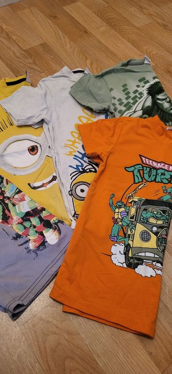 8 Tee shirts MC Garçon