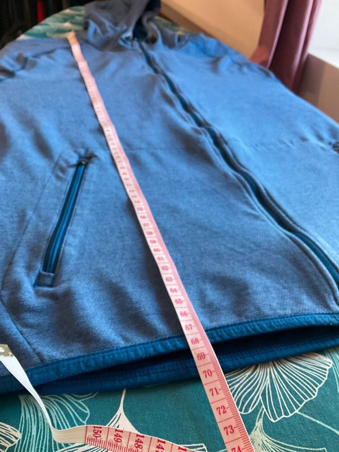 Veste zippée à capuche pour homme Nike Running bleue taille XL 148 - photo numéro 10