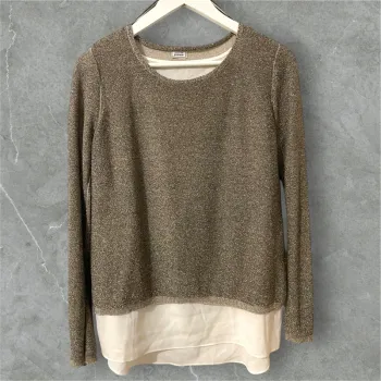 Pull léger effet scintillant