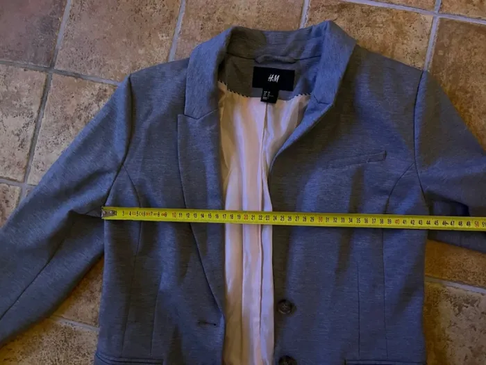 Veste blazer gris - photo numéro 14