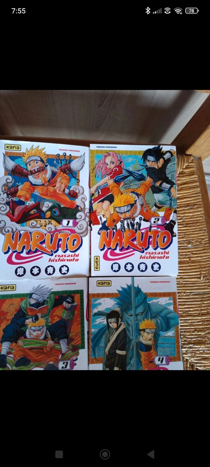 Lot de 4 Mangas Naruto - photo numéro 2