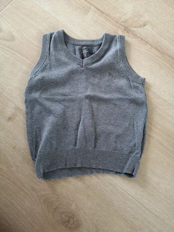 Pull sans manche 18mois garçon
