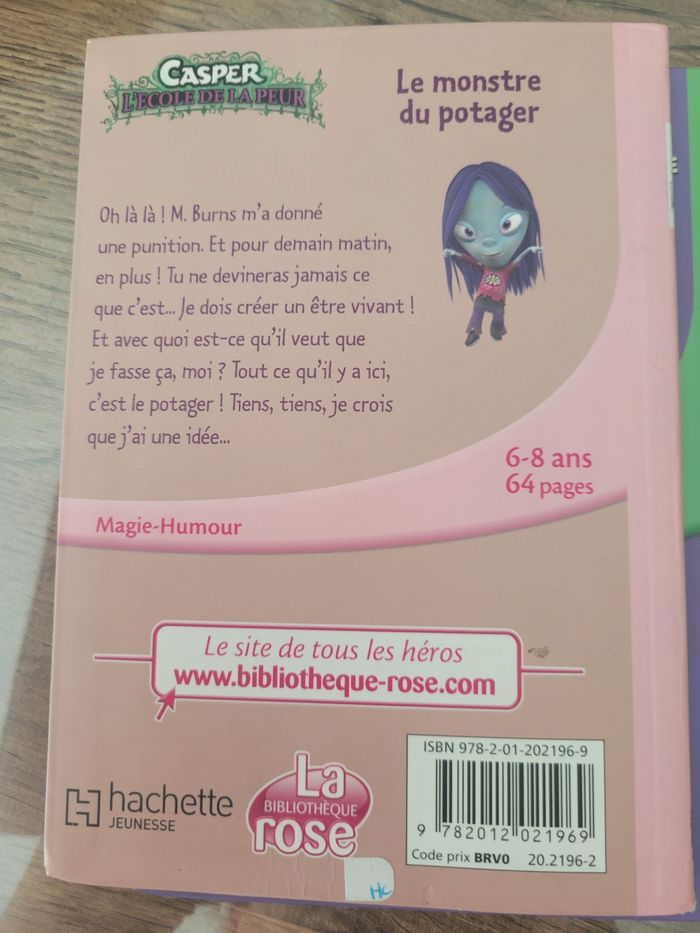 Livre enfant bibliothèque rose casper - photo numéro 2