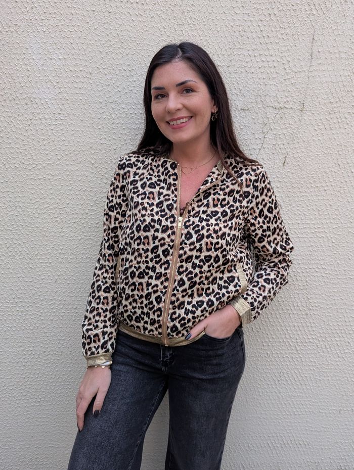 Bomber Léopard marron/beige
Taille S - photo numéro 2