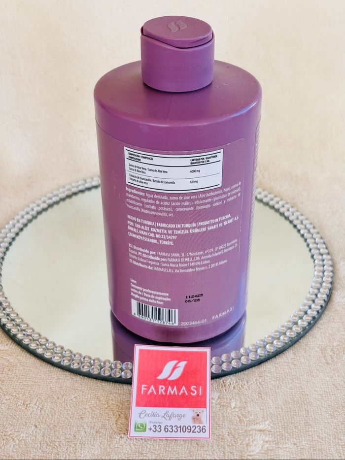 Aloe Glow Mandarine (Aloe Vera-Mango) Farmasi Nutriplus - photo numéro 3