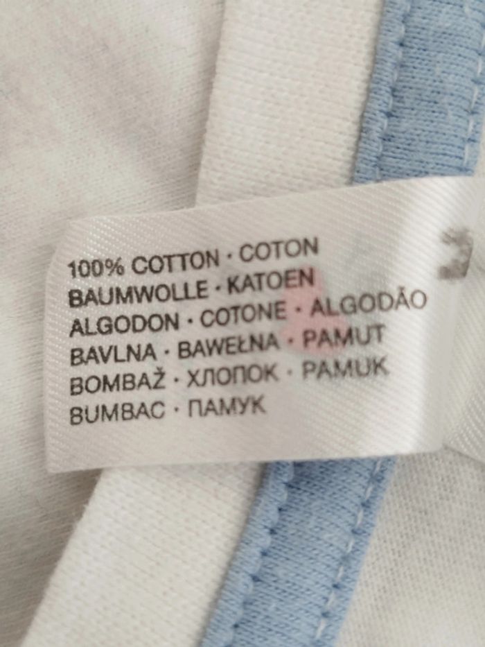 Tee-shirt manches longues blanc Baby Club taille 3 mois - photo numéro 4