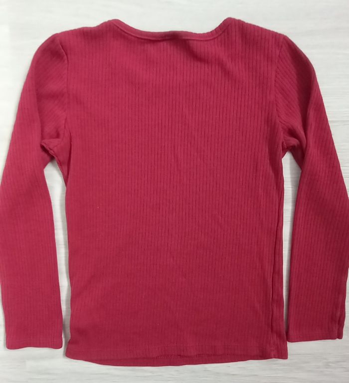Tee-short Damart manches longues 8 ans bordeaux mixte - photo numéro 2
