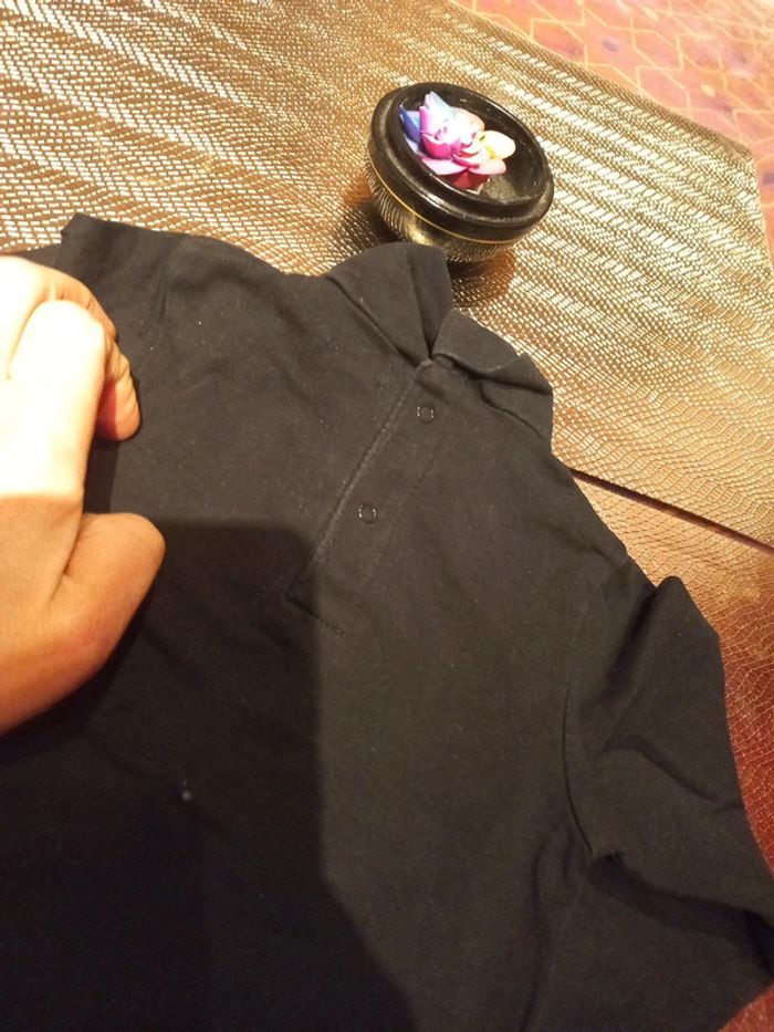 Haut fin a col roulé noir 12 mois - photo numéro 3