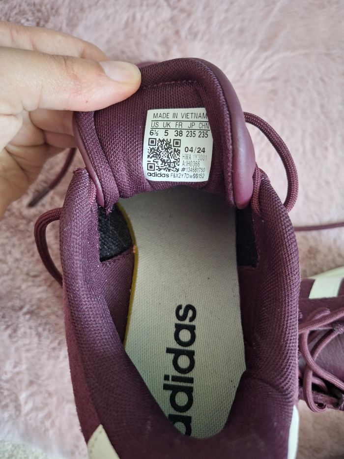 Basket adidas vl court bordeaux - photo numéro 3