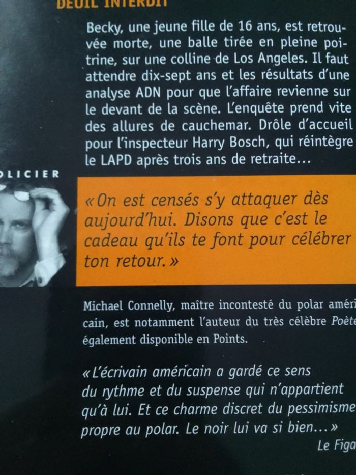 Michael Connelly 🪅 Deuil interdit - photo numéro 3