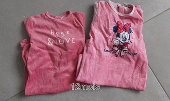 Lot 2 pyjamas velours