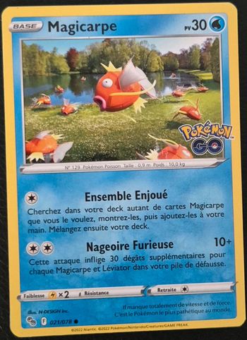 Magicarpe Pokémon Go