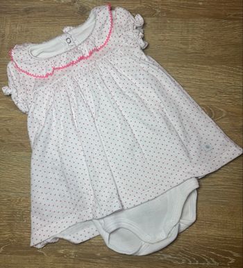 Robe avec body intégré en dessous Petit Bateau /