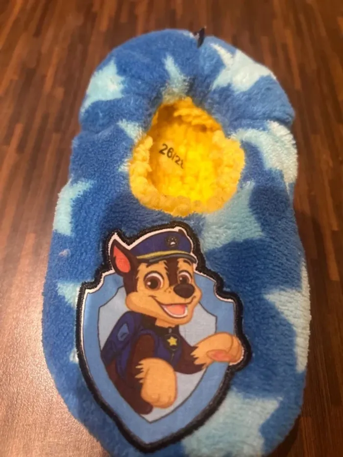 Chaussons antidérapants à enfiler enfant garcon pat patrouille chase taille 26/28 - photo numéro 11