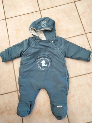 Combinaison pilote bleue