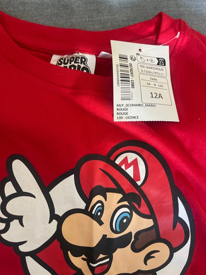 Ensemble short super Mario 12 ans - photo numéro 3