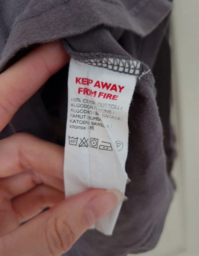 Haut a manche longue gris fille kiabi 12 ans - photo numéro 5