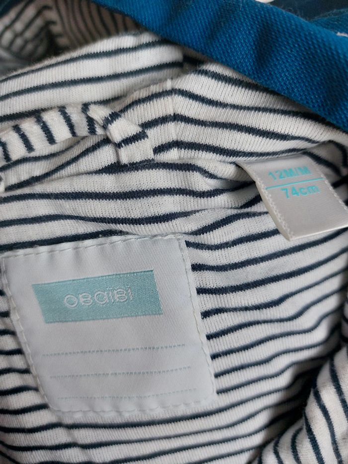 Veste vareuse imperméable Obaibi Taille 12 mois - photo numéro 4