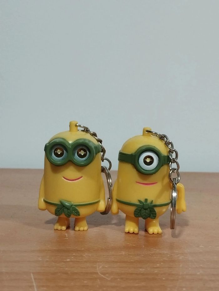Lot de 2 porte-clés Minions