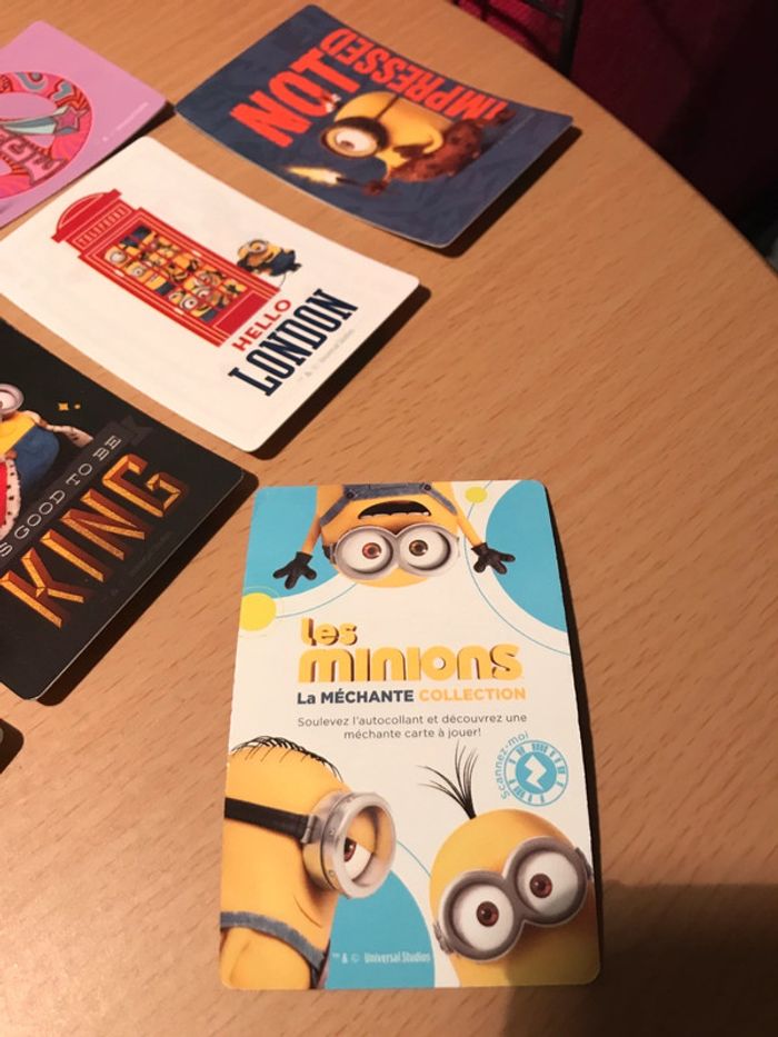 Cartes autocollants minions - photo numéro 2