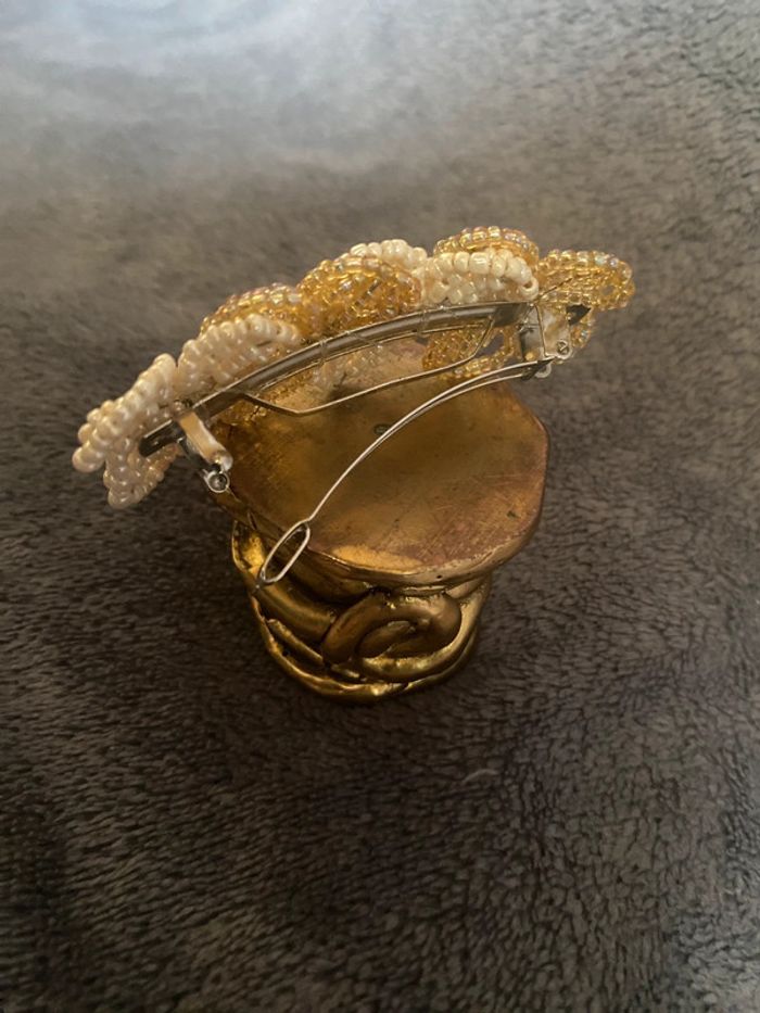 Vintage barrette à cheveux perles - photo numéro 7
