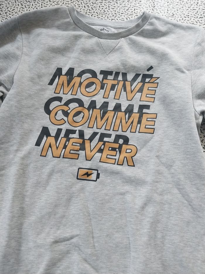 Sweat GÉMO 16 ans “Motivé comme never” 💪 - photo numéro 2