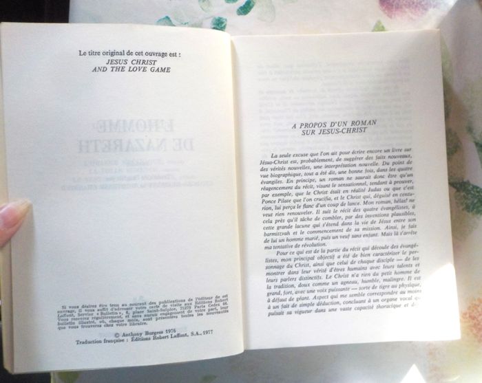 L'HOMME DE NAZARETH de Anthony BURGESS Ed. Laffont - photo numéro 6