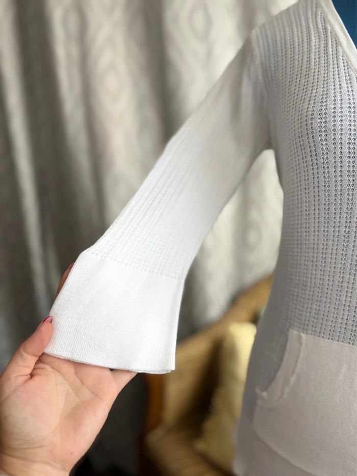Haut Calvin Klein Jeans - blanc - taille L/40 - en très bon état - photo numéro 2