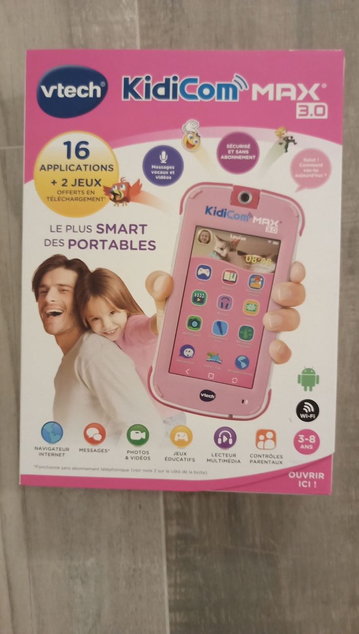 Kidicom max 3.0 rose NEUF
