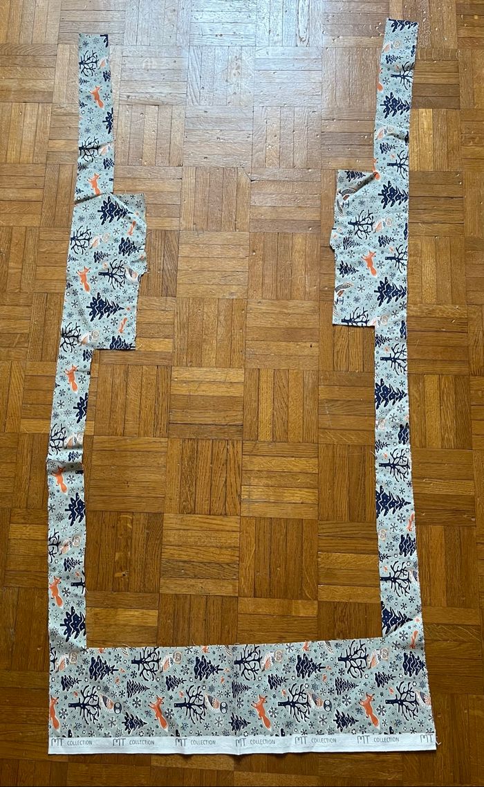 Chute de tissu imprimé de Noël - photo numéro 2