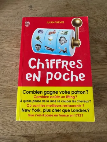 Livre chiffre en poche