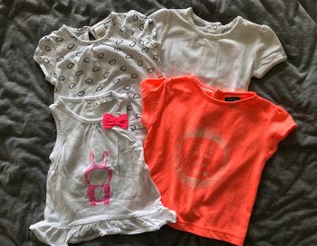 Lot 4 t-shirt manches courtes 3 mois